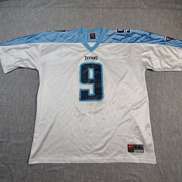 VINTAGE Steve McNair Tennessee Titans Nike Team Jersey XXL White NFL Footballl - Picture 1 of 14